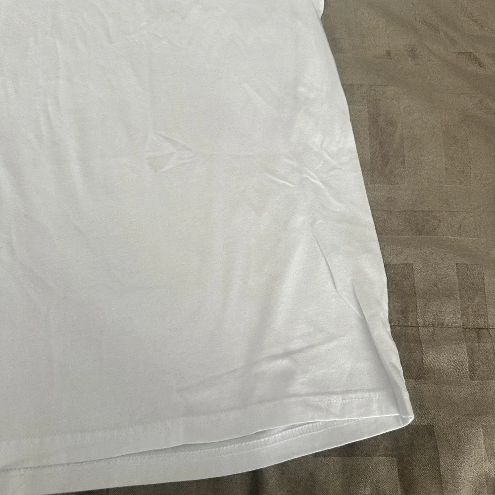 Hollister Shirt Mens XL White Embroidered Logo Crewneck Tee‎ Tagless 324R2739